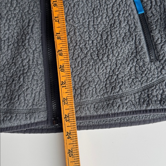 Patagonia kids Retro X Sherpa Fleece Jacket with Bright Blue Accents size XL - Picture 7 of 9